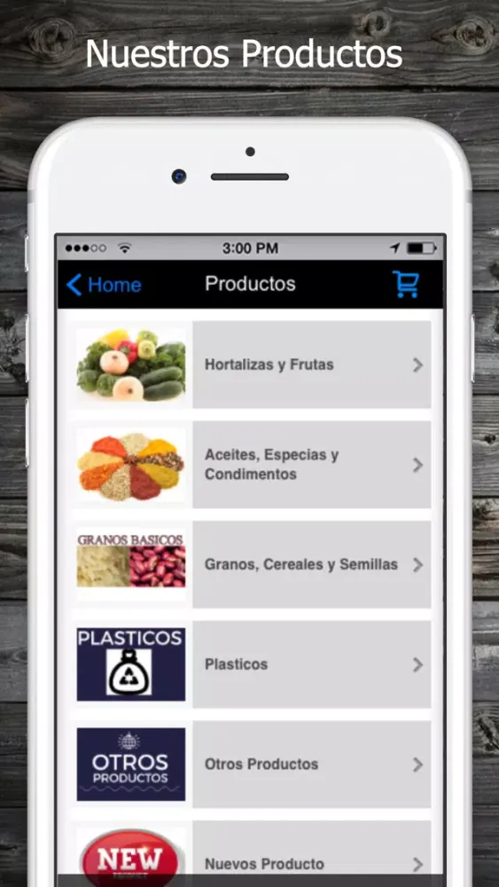 Capturas de pantalla de Productos del Campo