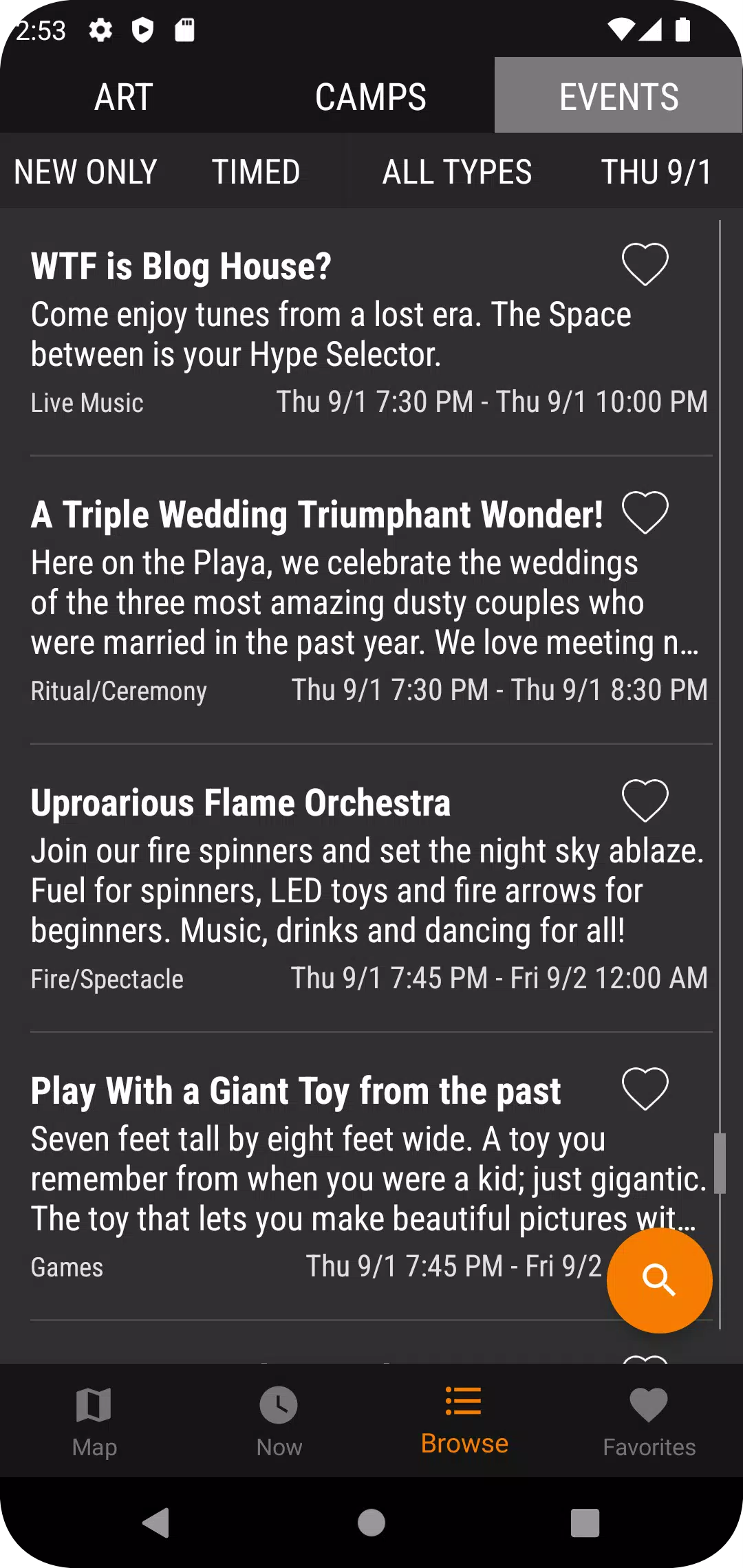 iBurn 2024 Screenshots
