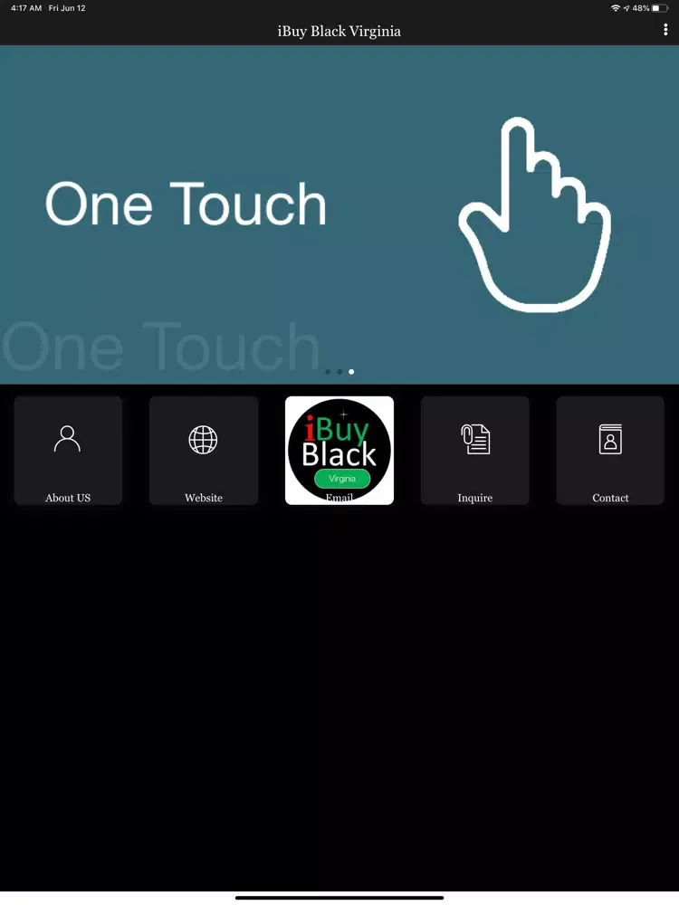 Capturas de pantalla de iBuy Black Virginia iPad 