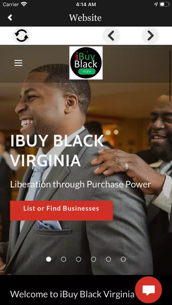 Capturas de pantalla de iBuy Black Virginia