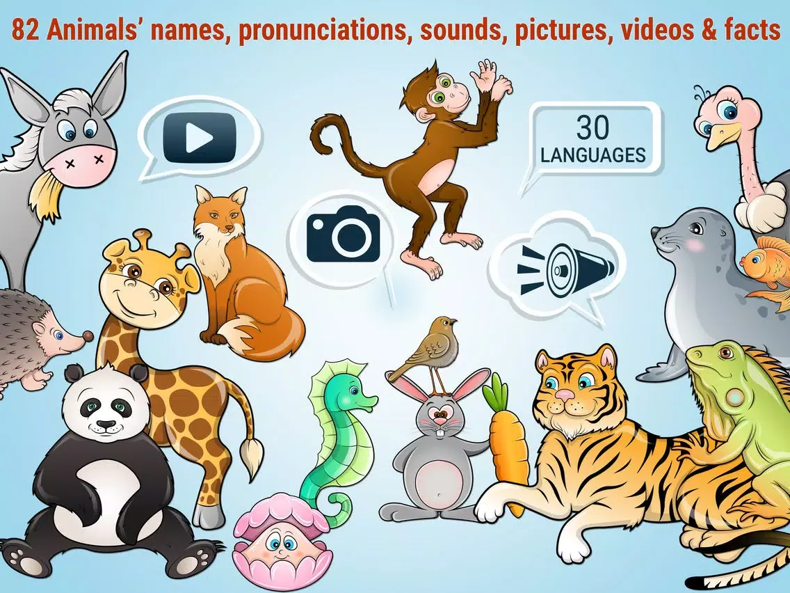 82 Kids Puzzles Learn Animals iPad  Screenshots