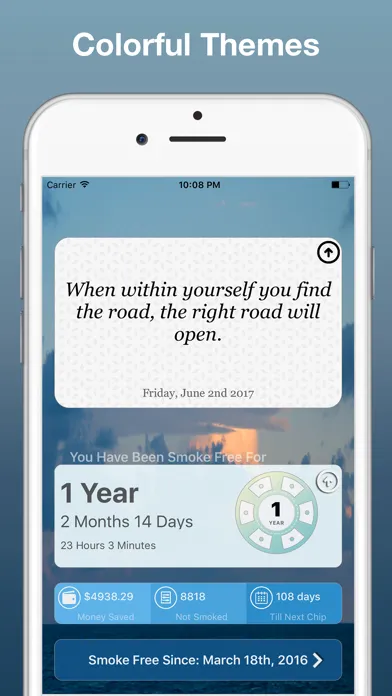 Capturas de pantalla de Quit Smoking Addiction Tool & Calculator