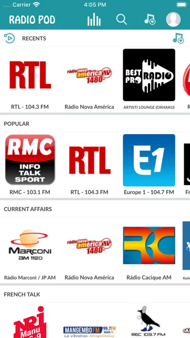 Radio Pod - Live Online Radio স্ক্রিনশট