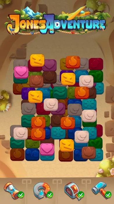 Capturas de tela do Jones Tile Match Adventure