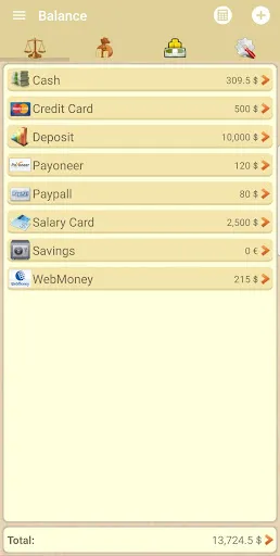 My Money Tracker Screenshots