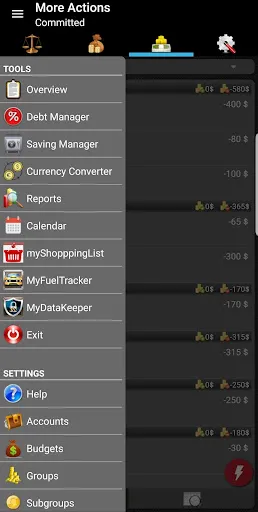 My Money Tracker Screenshots