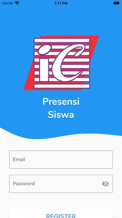 ภาพหน้าจอของ Presensi siswa IC