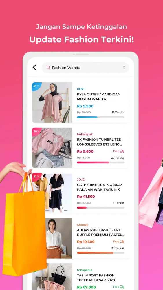 Flashsale: Diskon Baju, Celana应用截图