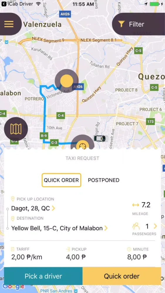 Captures d'écran de iCab.Asia