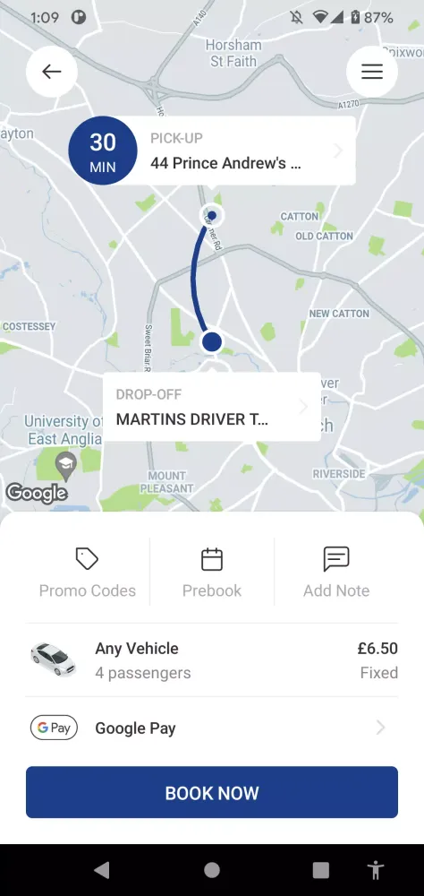 ABC Taxis Norwich应用截图