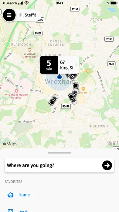 Zrzuty ekranu Apollo Taxis, Wrexham