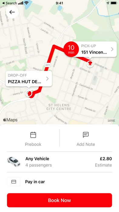 AtoB Taxis Screenshots