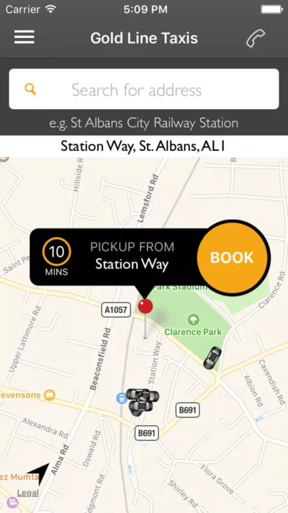 Gold Line Taxis স্ক্রিনশট