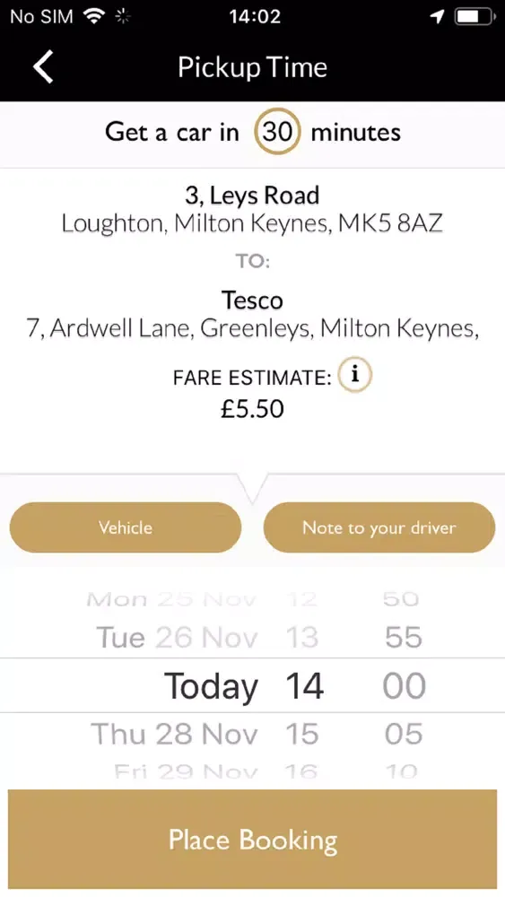 Screenshot di Lucky Taxis Milton Keynes