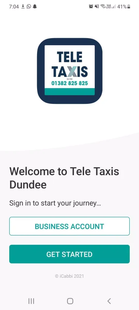 Capturas de tela do Tele Taxis Dundee