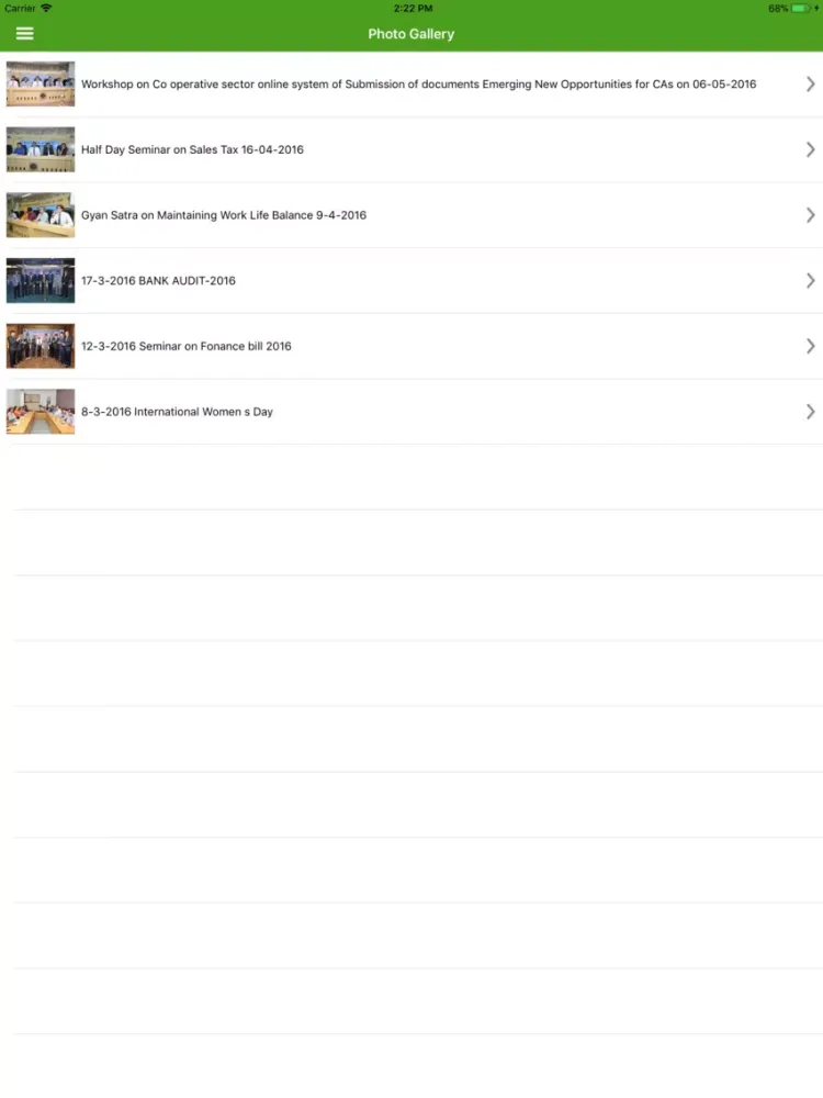 ICAI Nagpur iPad  Screenshots