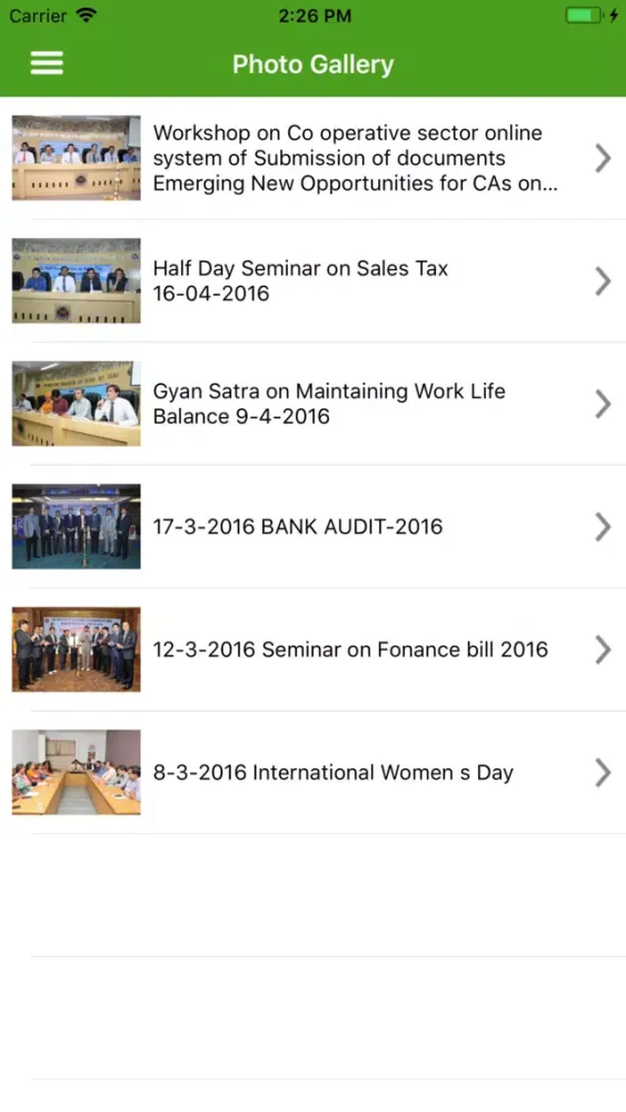ICAI Nagpur Screenshots