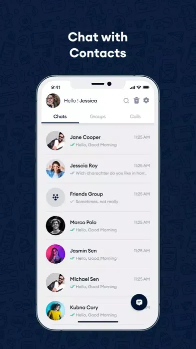 ภาพหน้าจอของ iCall App