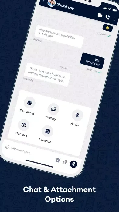 ภาพหน้าจอของ iCall App
