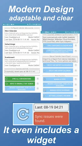 Ảnh chụp màn hình của CalendarSync - trial