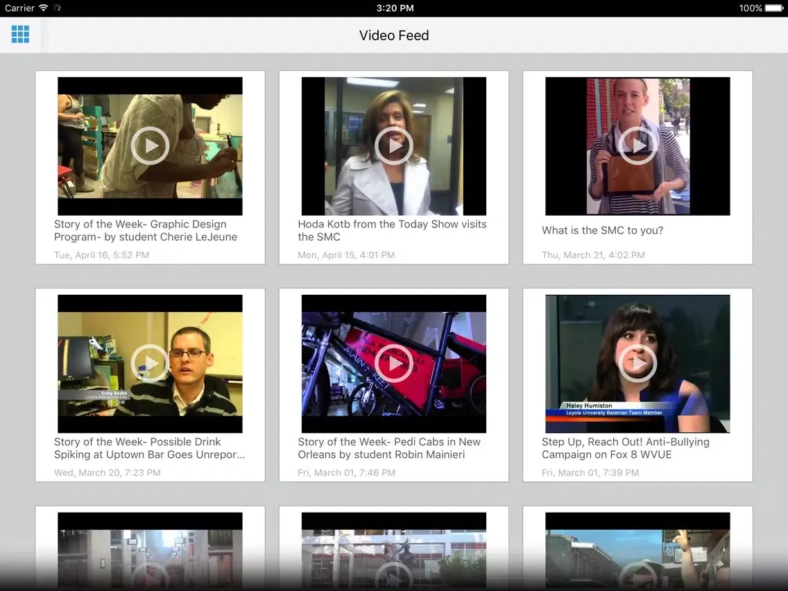 Loyola School of Mass Communications iPad  سکرین شاٹس