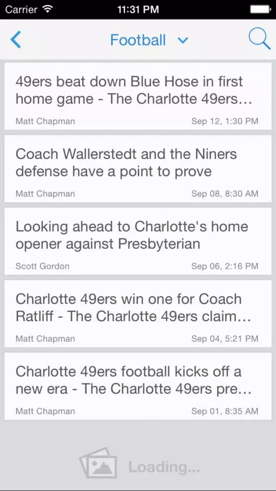 Niner Times Screenshots