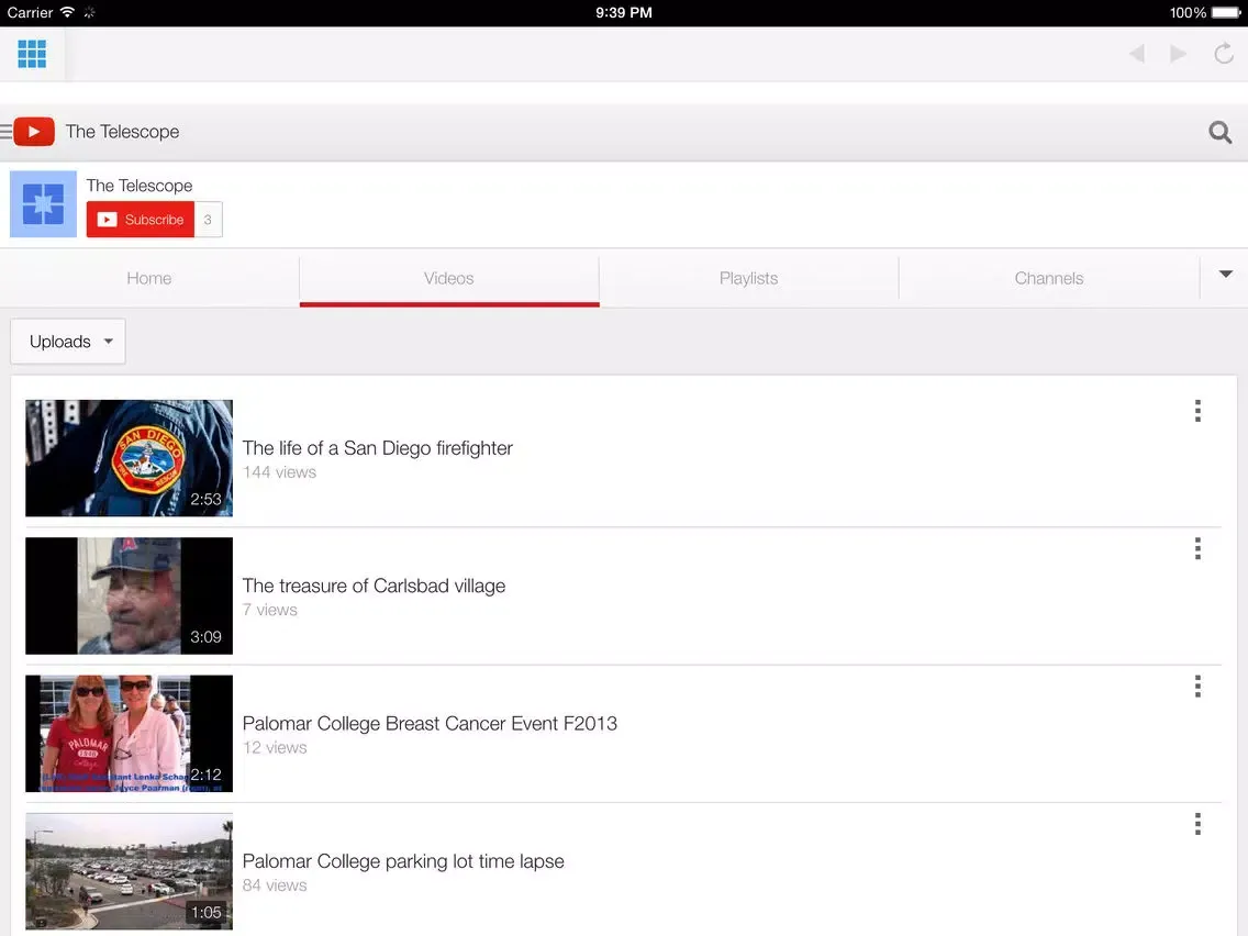 Telescope News iPad  स्क्रीनशॉट