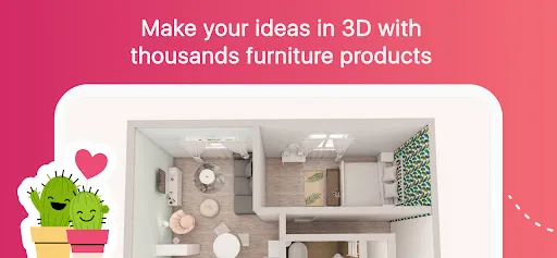 Capturas de pantalla de Room Planner: Home Interior 3D