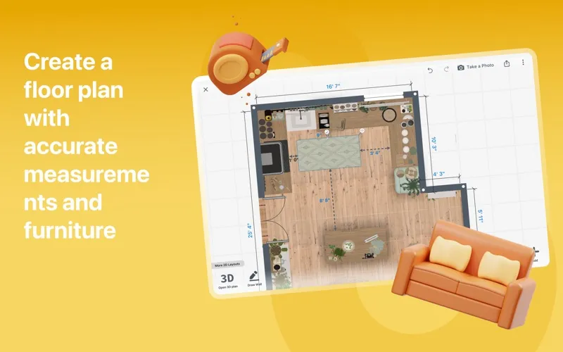 Capturas de pantalla de Room Planner: Home Design 3D