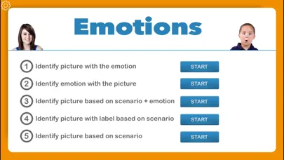 Tangkapan skrin Emotions from I Can Do Apps