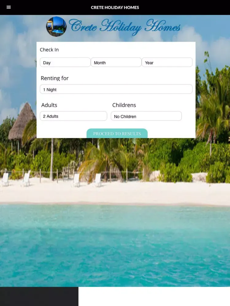 Crete Holiday Homes iPad  سکرین شاٹس
