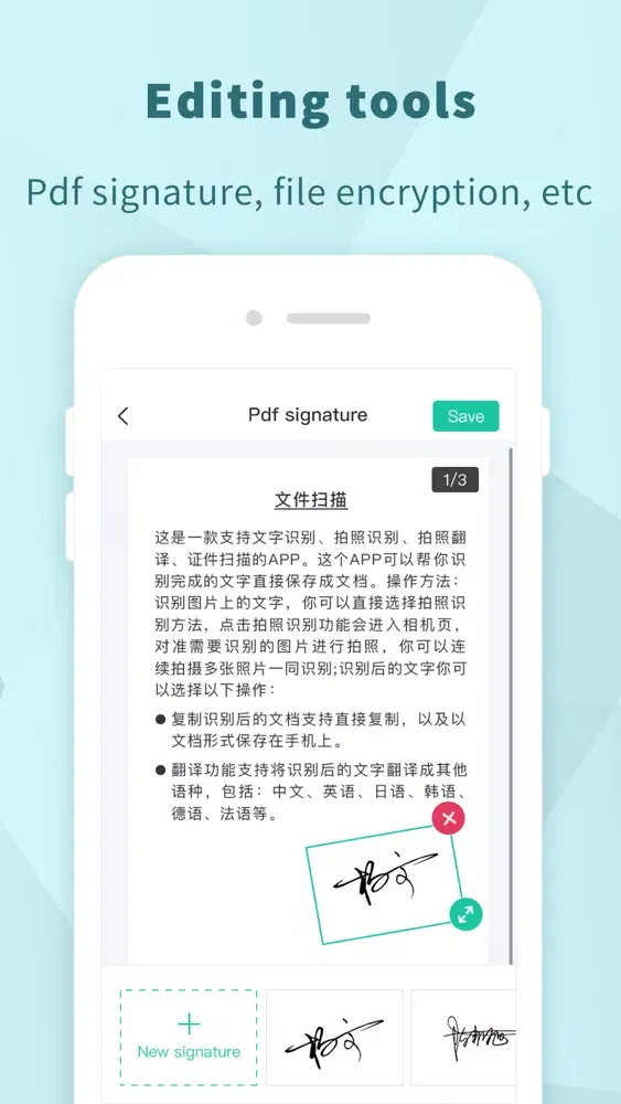 Capturas de tela do Document Scanner-scannable pro