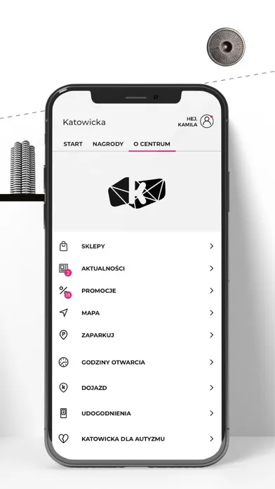 Tangkapan skrin Galeria Katowicka KATOkarta