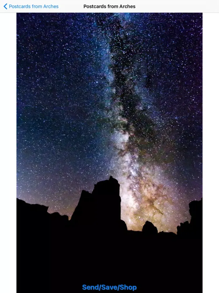 Capturas de pantalla de Postcards From Arches National Park iPad 