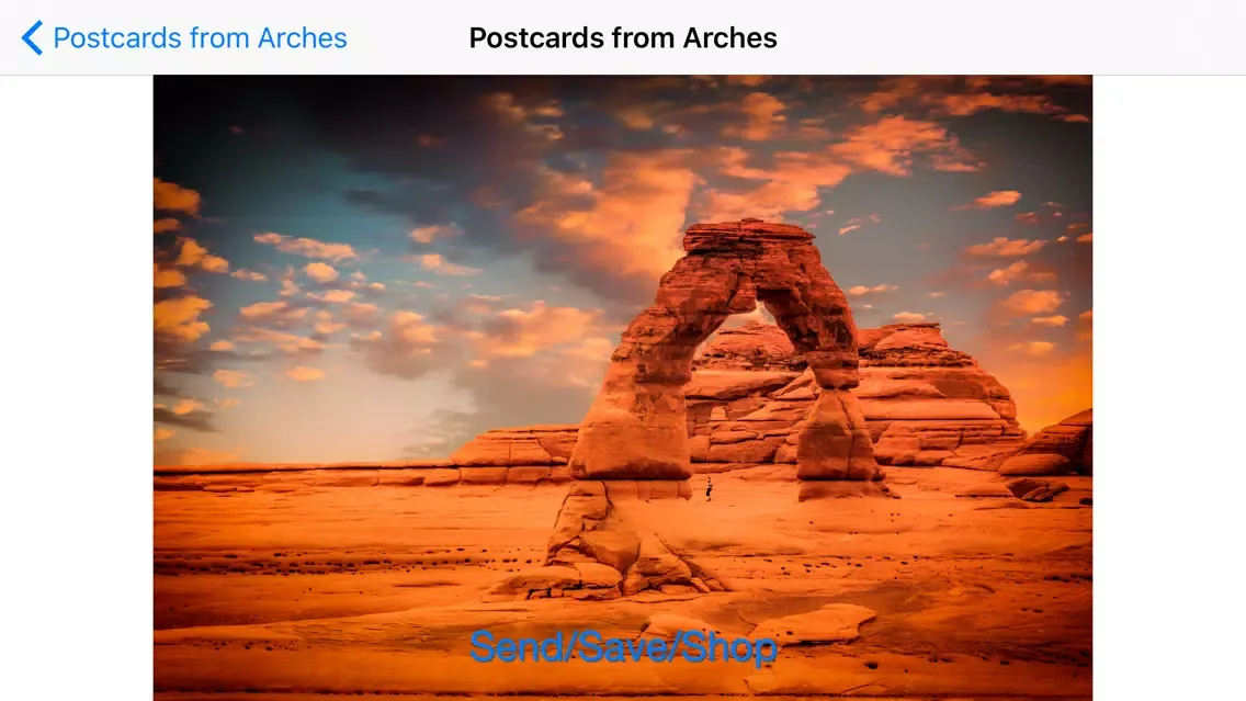 Capturas de pantalla de Postcards From Arches National Park