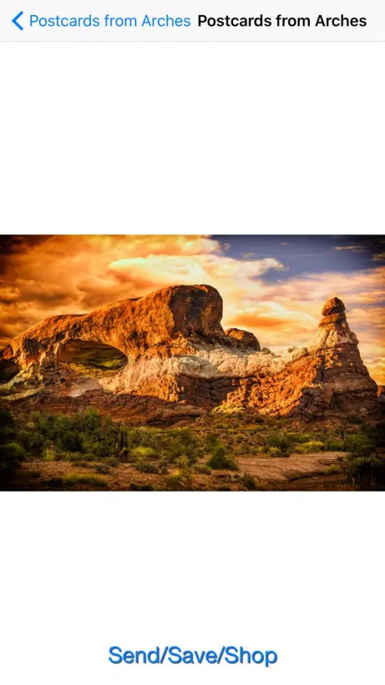 Capturas de pantalla de Postcards From Arches National Park