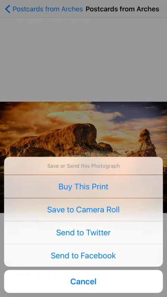 Capturas de pantalla de Postcards From Arches National Park