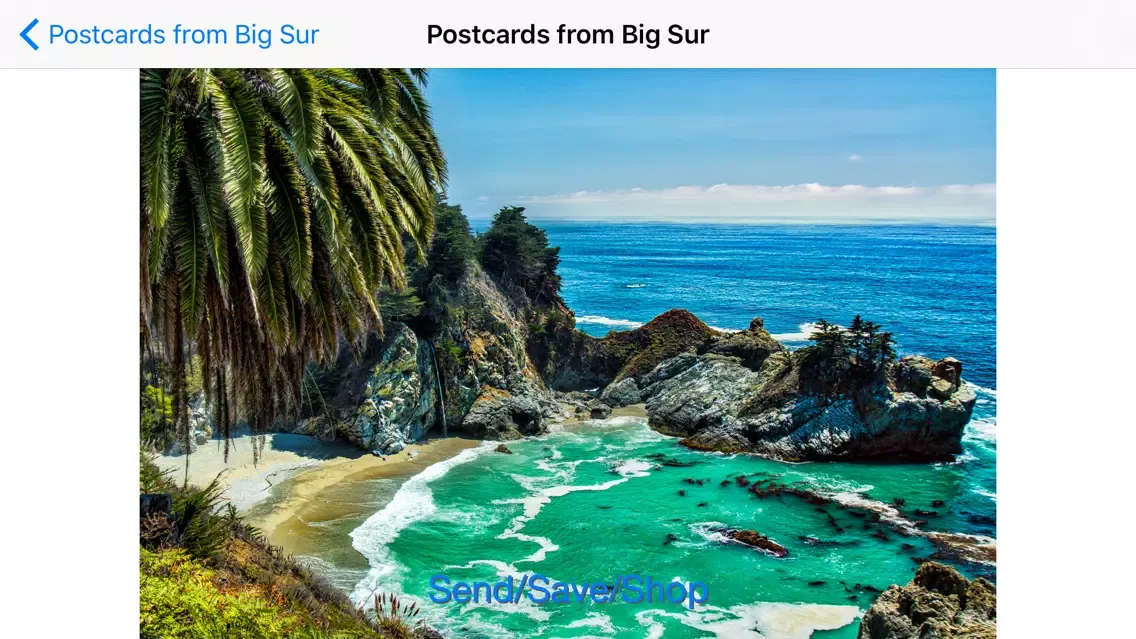 Captures d'écran de Postcards from Big Sur