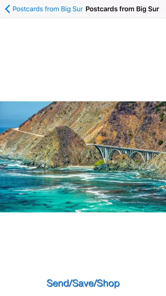 Captures d'écran de Postcards from Big Sur