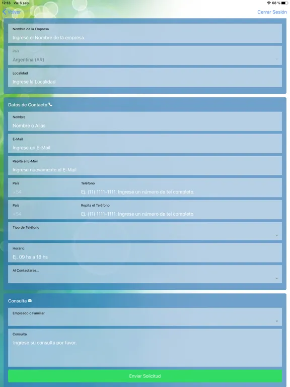 Zrzuty ekranu Icas Assists iPad 