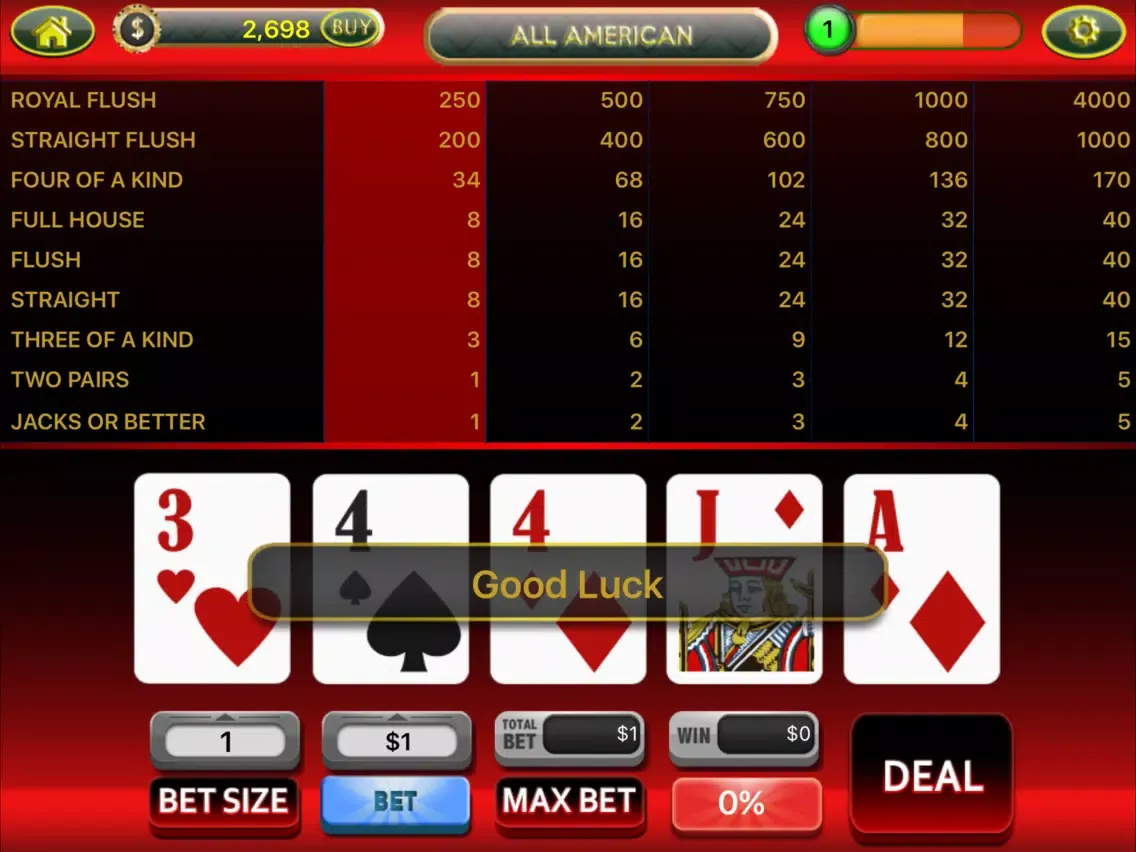iCasino Vegas Palace iPad  स्क्रीनशॉट
