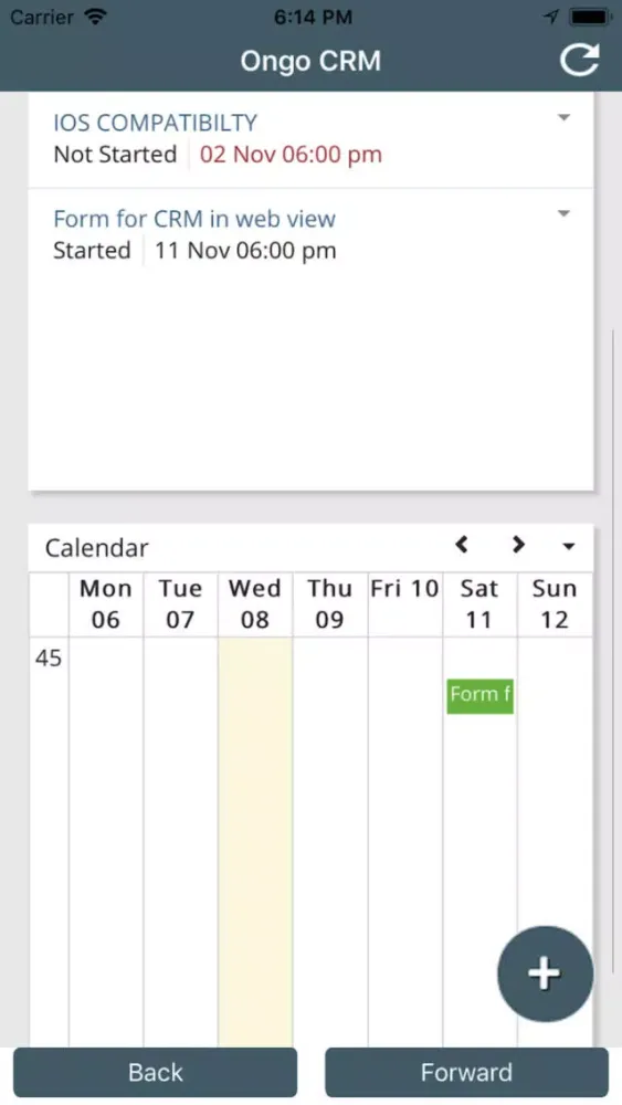 Capturas de pantalla de Ongo CRM