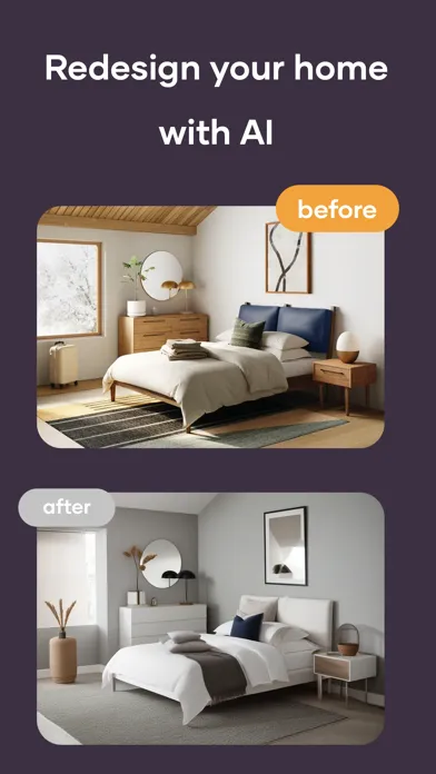 Zrzuty ekranu Archie - AI Interior Designer
