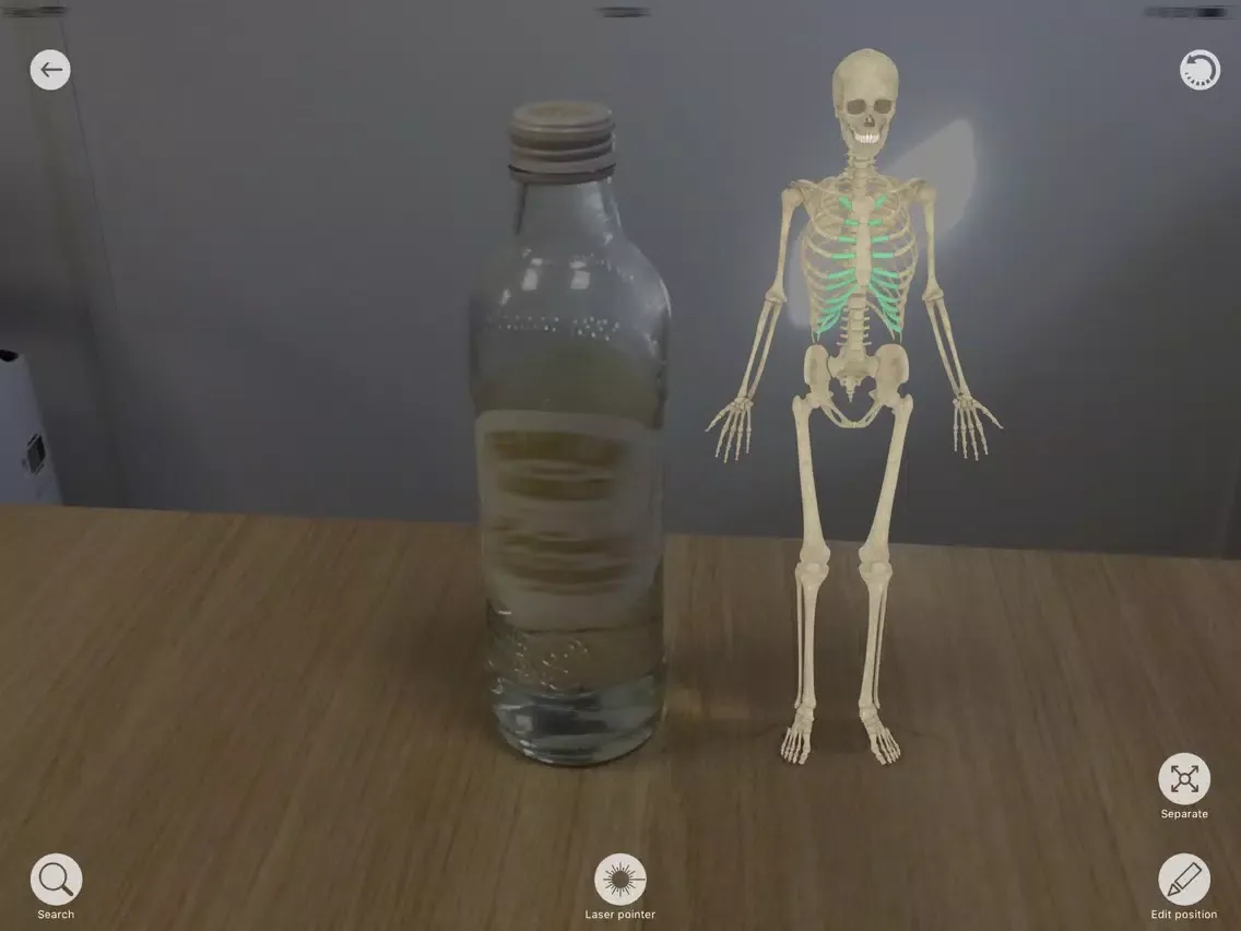 Ảnh chụp màn hình của AR Anatomy: Skeleton iPad 