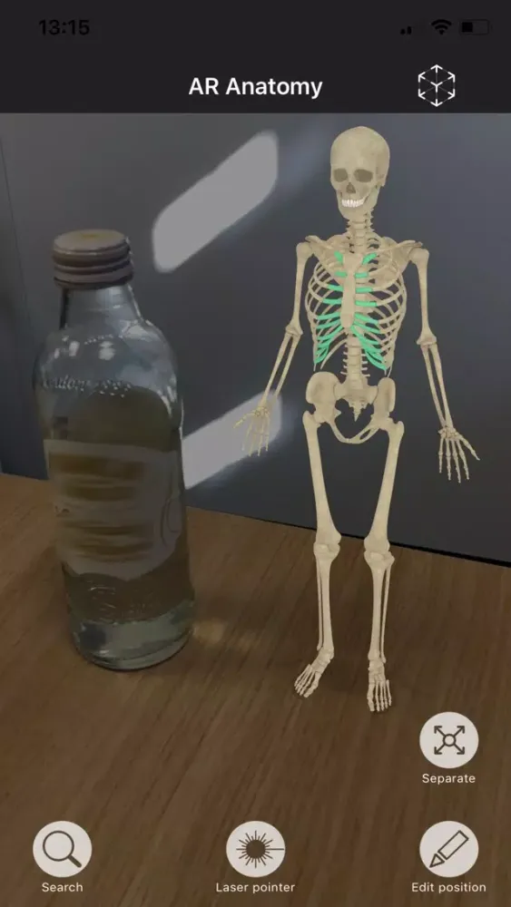 Ảnh chụp màn hình của AR Anatomy: Skeleton