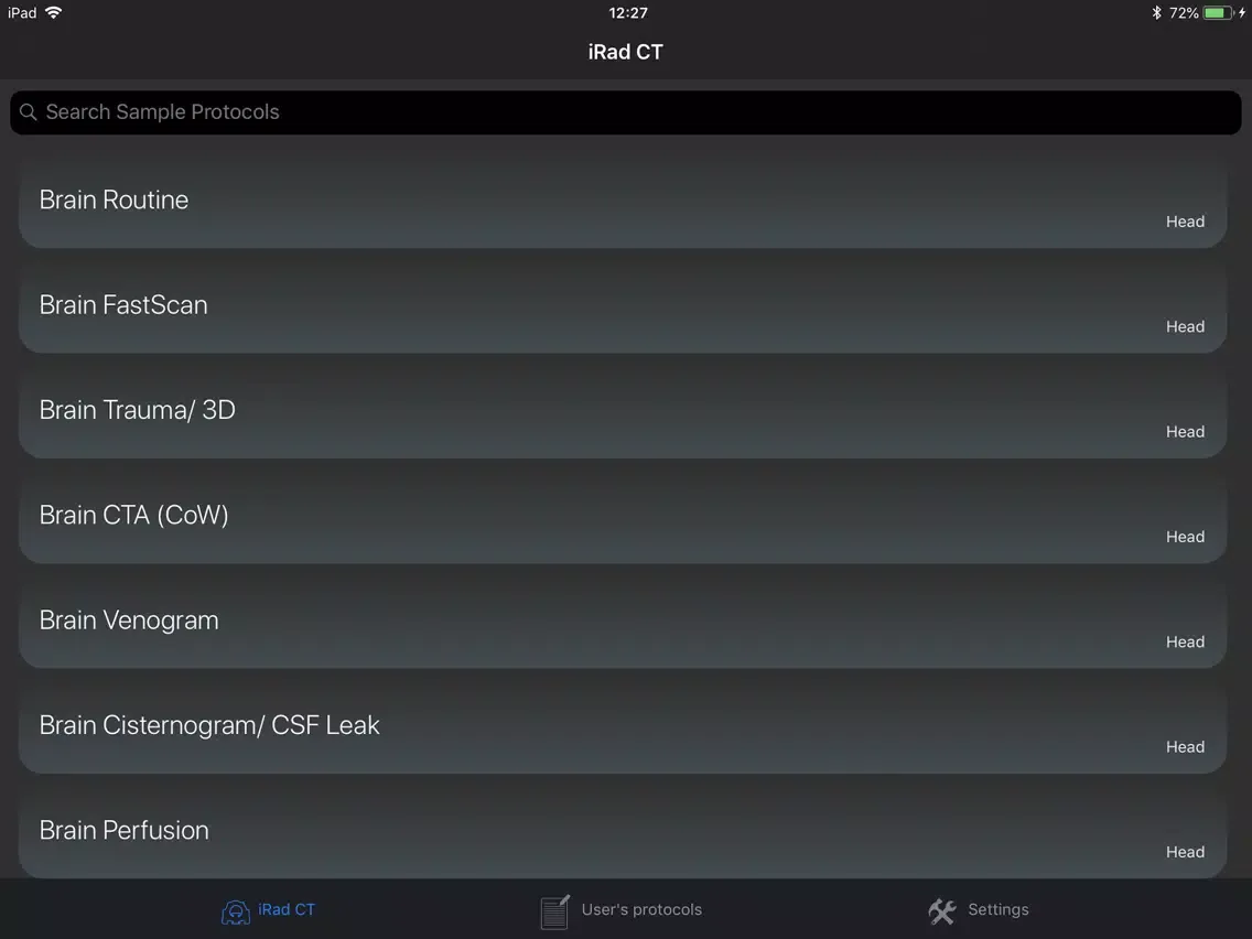 iRad CT iPad 应用截图