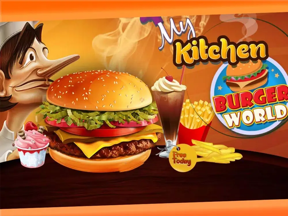 ภาพหน้าจอของ My Kitchen Burger World iPad 