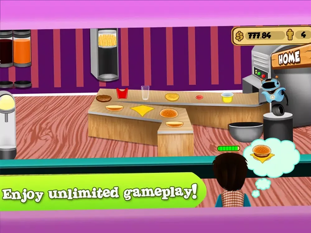 ภาพหน้าจอของ My Kitchen Burger World iPad 