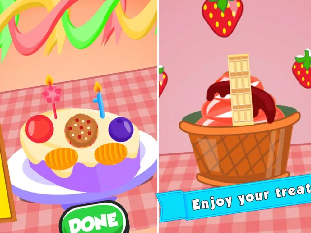 ภาพหน้าจอของ Sweet Strawberry Shop In Town iPad 