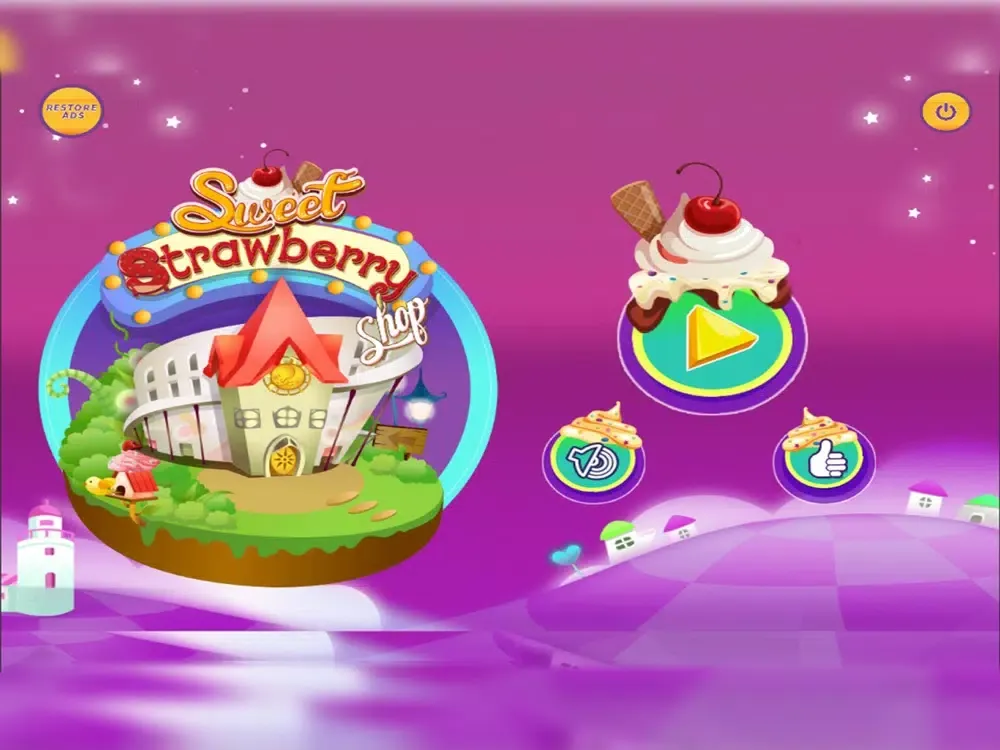 ภาพหน้าจอของ Sweet Strawberry Shop In Town iPad 